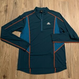Mountain Equipment Large 1/4” zip long sleeve